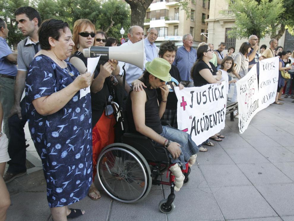 Julia Bernad, la madre de uno de los dos muertos en el atropello, leyó un conmovedor escrito