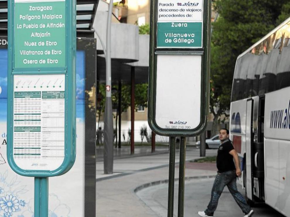 La tarjeta se podrá utilizar en todas las líneas de autobús del entorno metropolitano que llegan a Zaragoza.