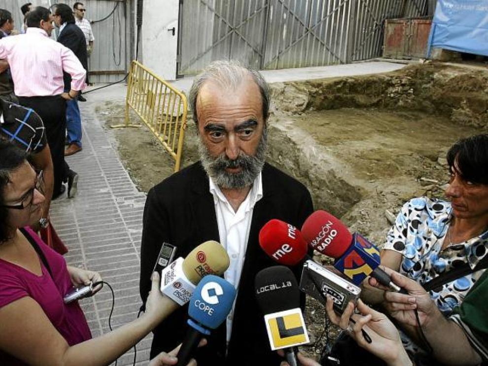 Fernando Elboj se pronunció ayer sobre el caso en la visita a unas obras.