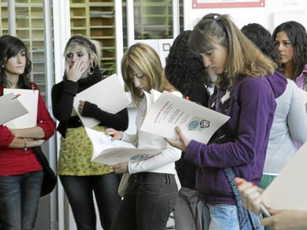 Los alumnos de primero tuvieron ayer en el campus las jornadas de acogida.