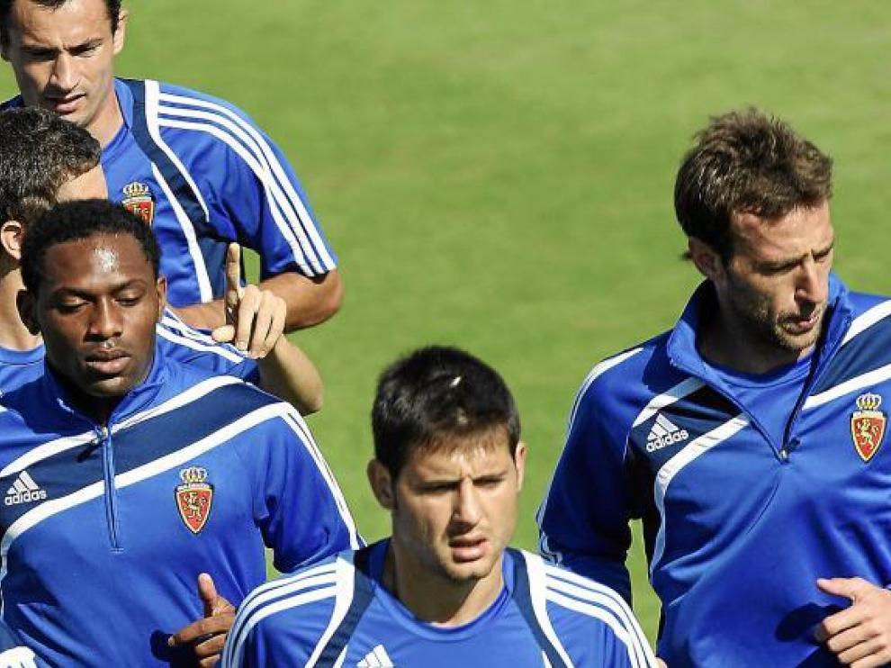 Songo'o, Paredes y Pulido corren por la Ciudad Deportiva.