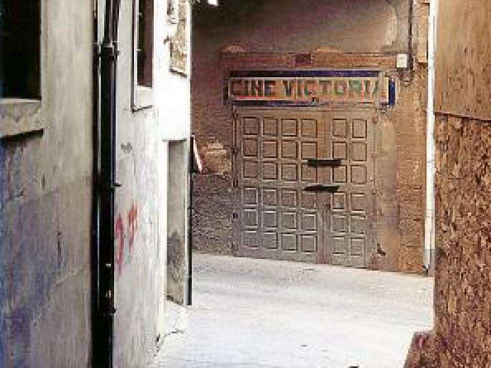 Imagen del cine Victoria en la muestra 'Un cine que desaparece'.