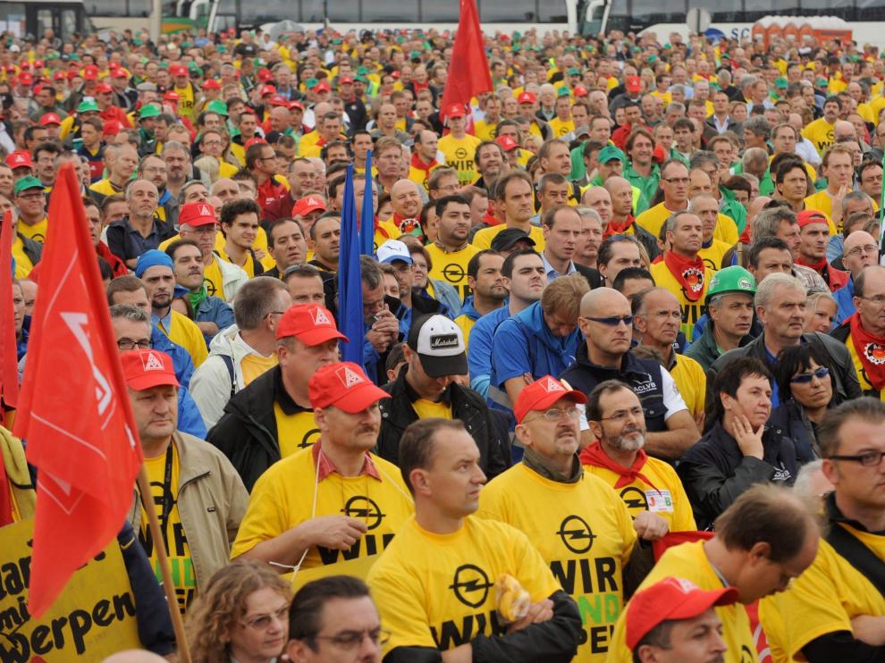Protesta contra el plan de Magana en Amberes
