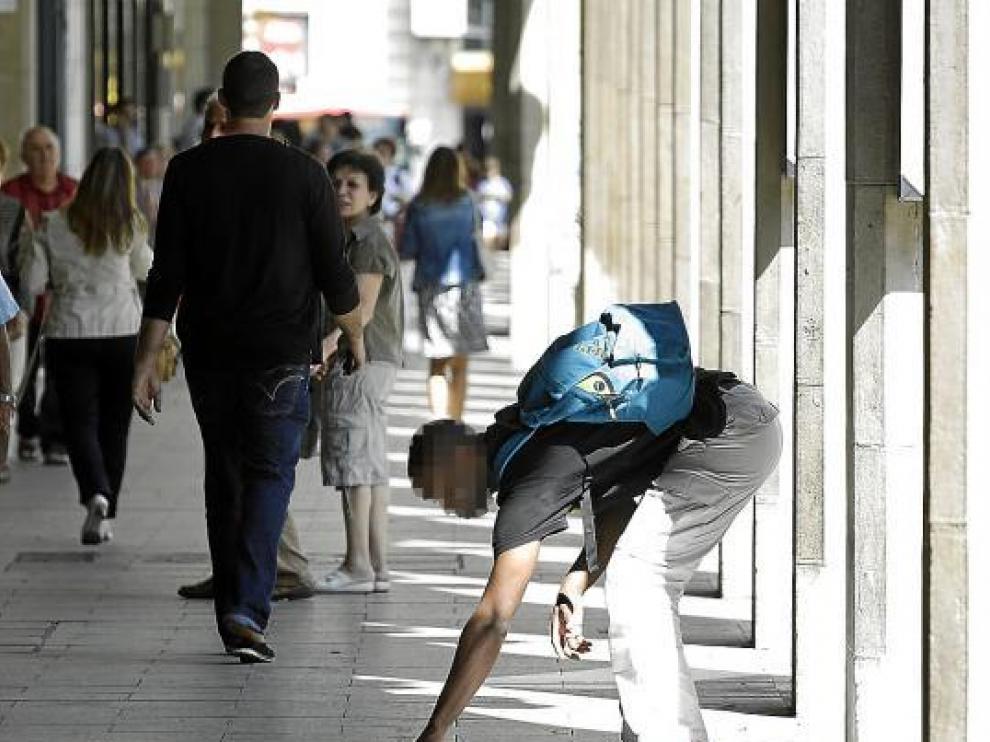 Manteros en Zaragoza