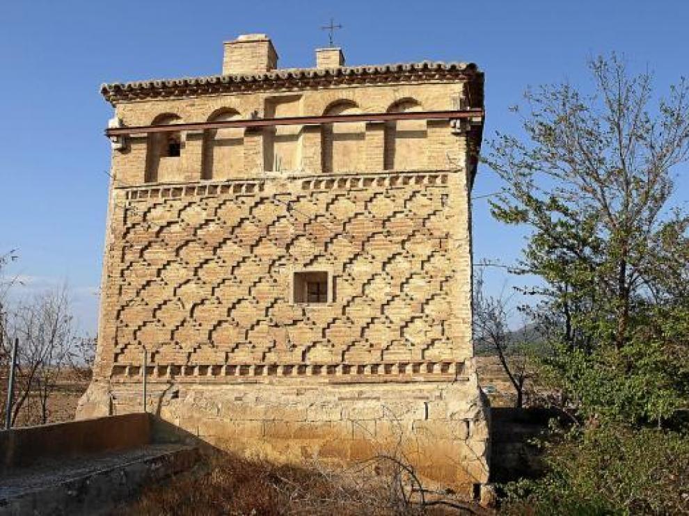 Daños en los cimientos de la Casa de la Estanca de Borja, de estilo mudéjar
