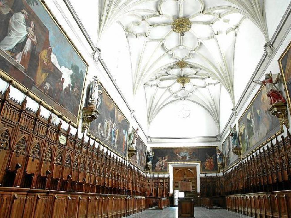 Empieza la restauración de las pinturas de Goya en la cartuja de Aula Dei