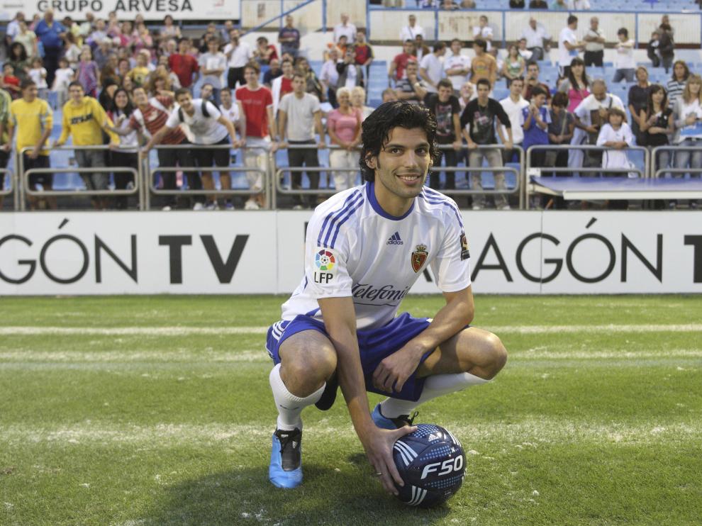 Ángel Lafita, en su presentación