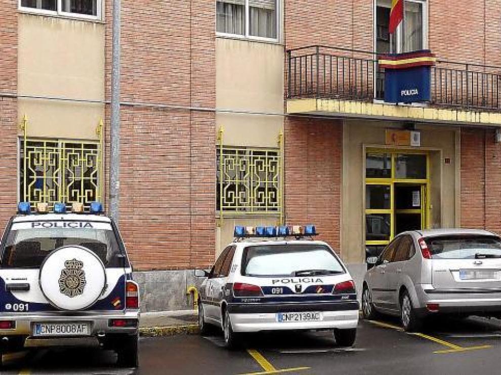 La comisaría de la Policía Nacional de Jaca, en la que trabajan alrededor de 45 agentes.