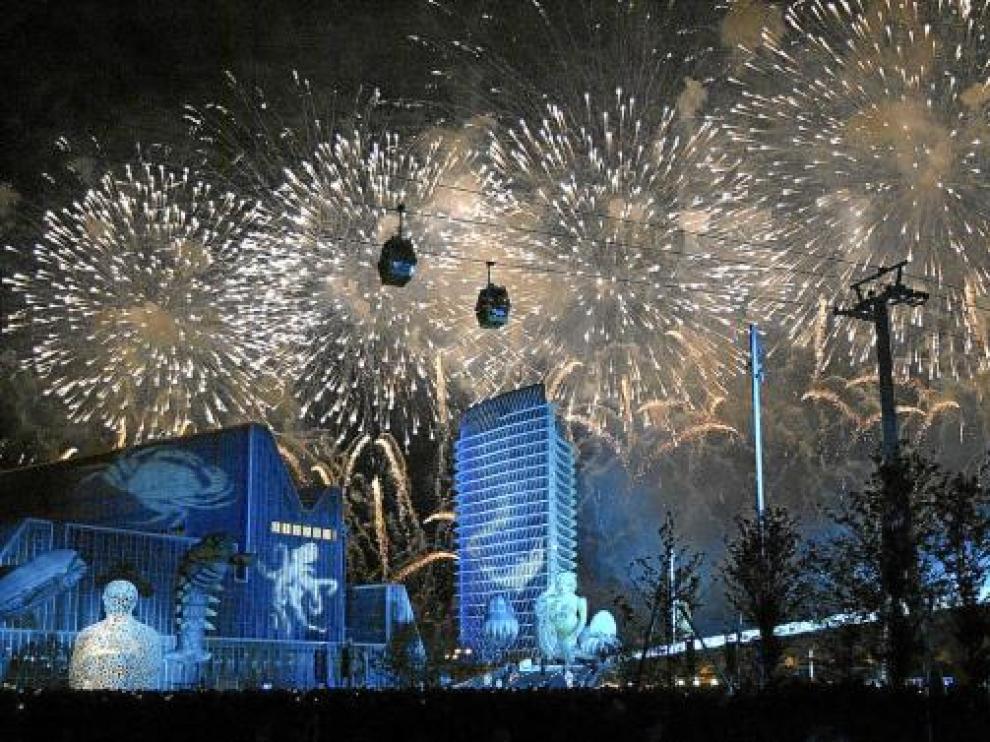 Imagen de la inauguración de la Expo, el 13 de junio de 2008