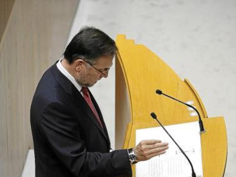 Iglesias, la última vez que subió a la tribuna.
