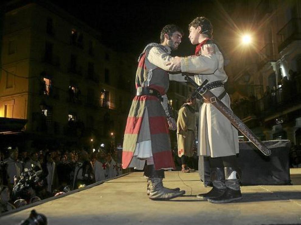 El vestuario usado en la recreación teatral es uno de los elementos más cuidados.