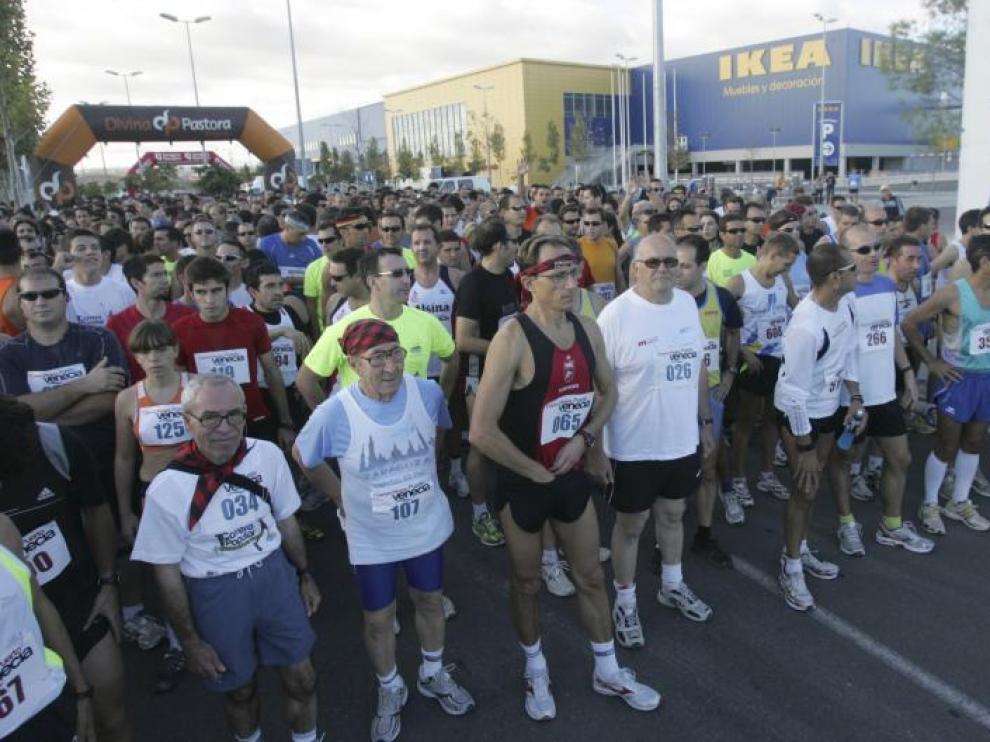 En la carrera de ayer participaron atletas de todas las edades.