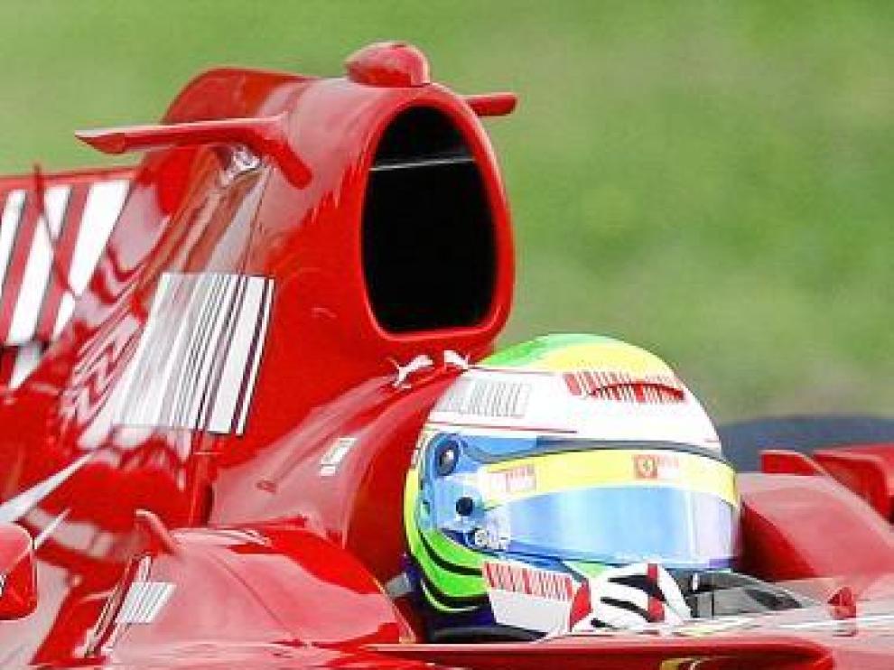 Massa, en la sesión del circuito de Fiorano, en Maranello.
