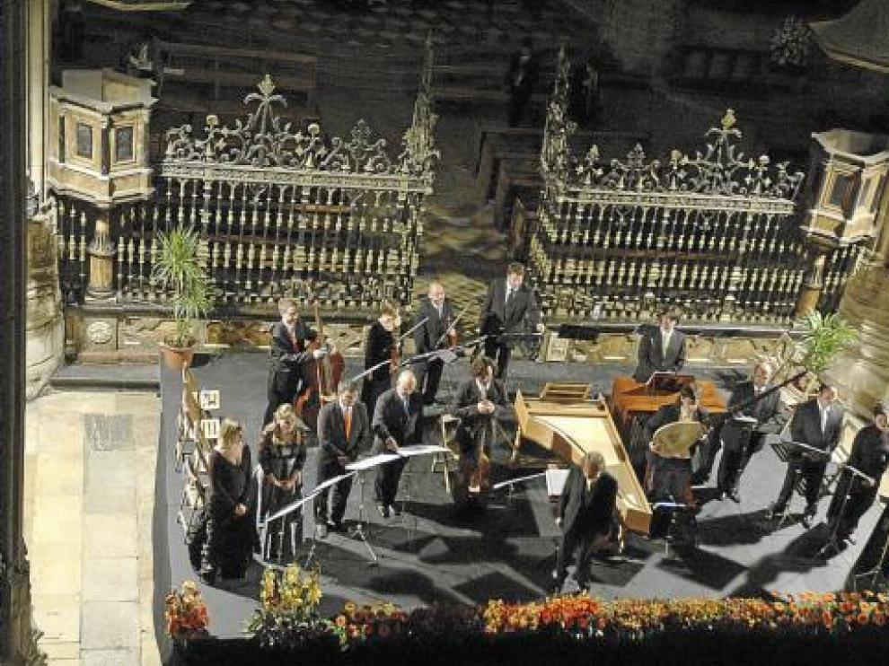 Los Músicos de su Alteza en una de sus intervenciones.