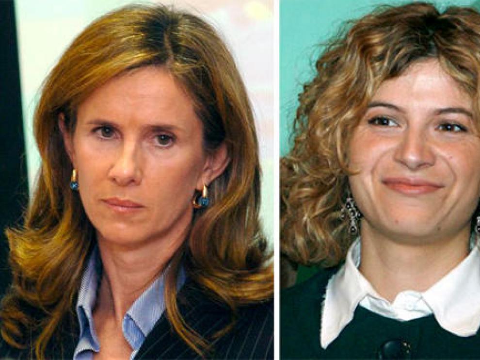 Las ministras Cristina Garmendia y Bibiana Aído