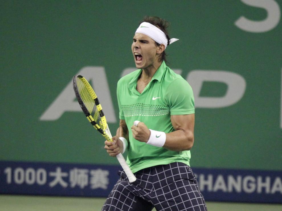 Nadal, durante el partido