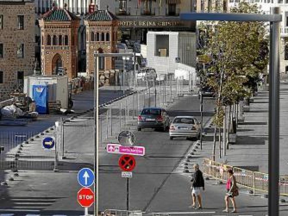 Últimos trabajos en el Óvalo para ampliar el pasillo del tráfico