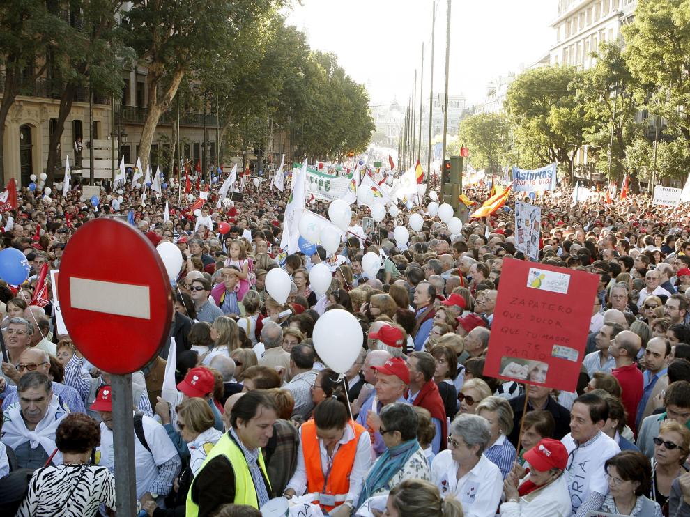 Un aspecto de la manifestación