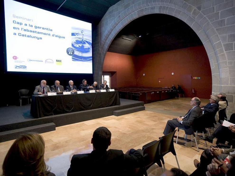 El seminario del agua se celebró el pasado viernes en la sede de la Cámara de Comercio de Barcelona.