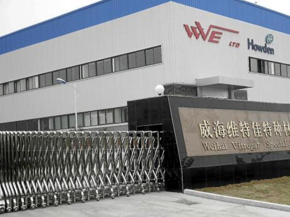 Fábrica china de Vitrogar, desde la que se atenderá el mercado asiático de intercambiadores de calor.