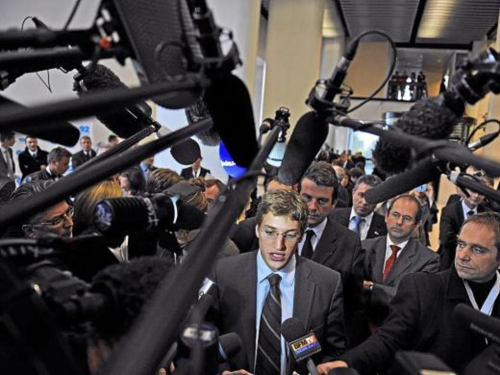 Jean Sarkozy, tras dejar Hauts de Seine, donde era consejero general (diputado provincial).