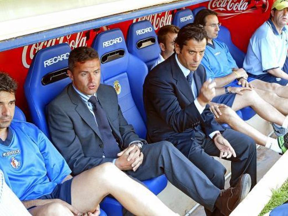 El técnico Quique Sánchez Flores, durante su etapa en el Getafe.