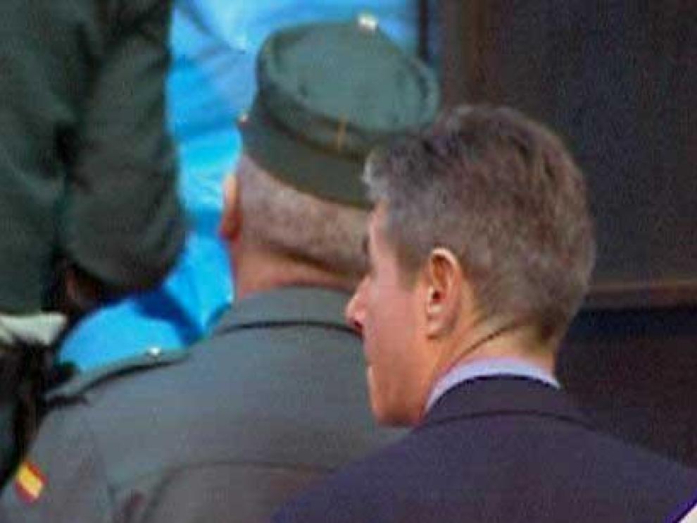 Baromeu Muñoz, alcalde de Santa Coloma, a su llegada a la Audiencia Nacional.