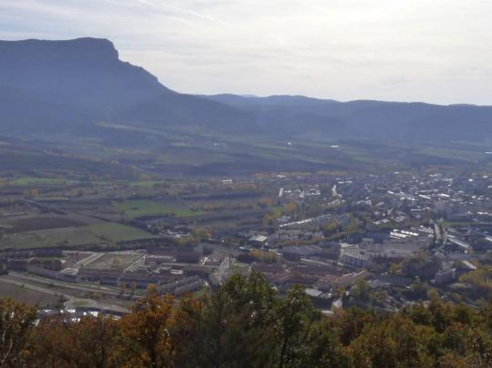 La zona norte del sector Levante de Jaca, donde está previsto el desarrollo urbanístico.