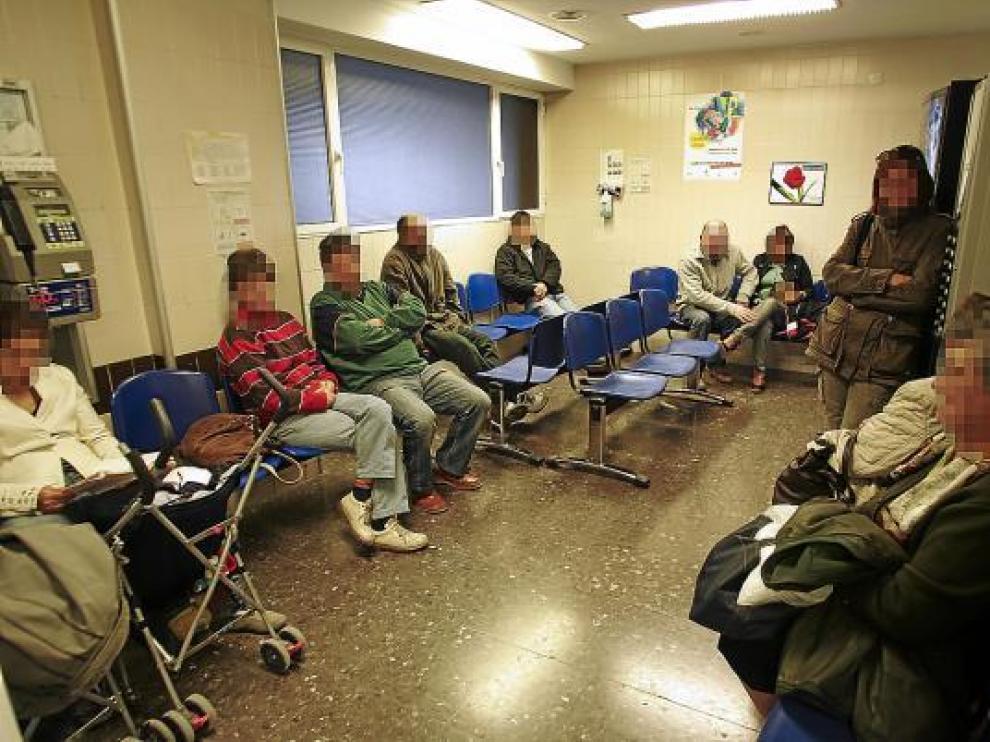 La sala de espera de la Unidad de Urgencias del hospital Obispo Polanco.