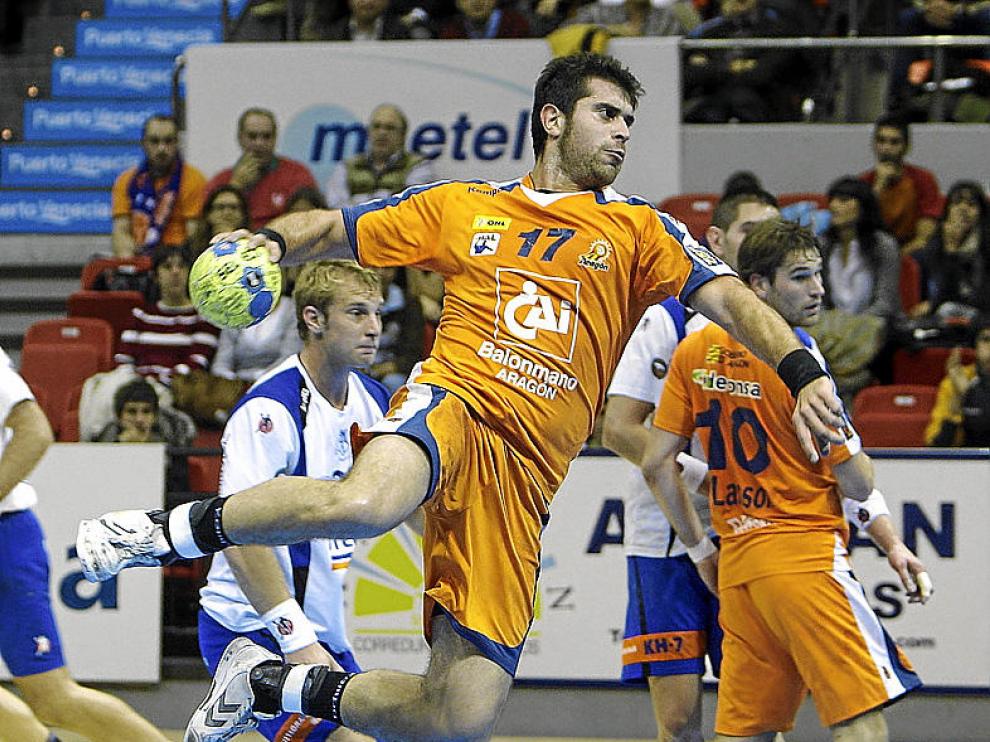 Carlos Rodíguez, durante el partido frente al Granollers