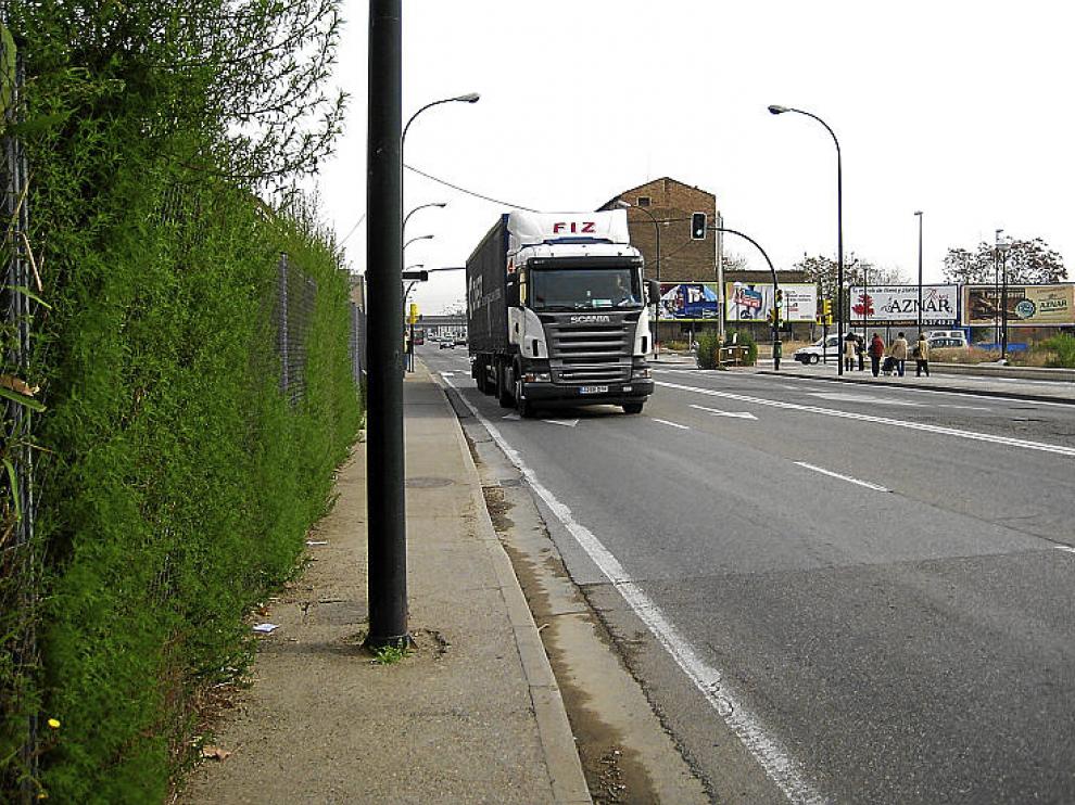 La avenida Cataluña, cerca del Tercer Cinturón.
