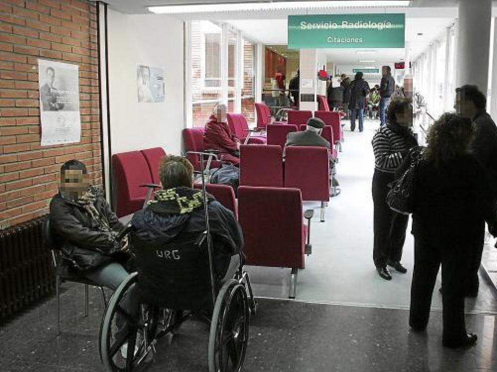 El área de Citaciones del hospital Obispo Polanco de Teruel registra a diario una gran actividad.