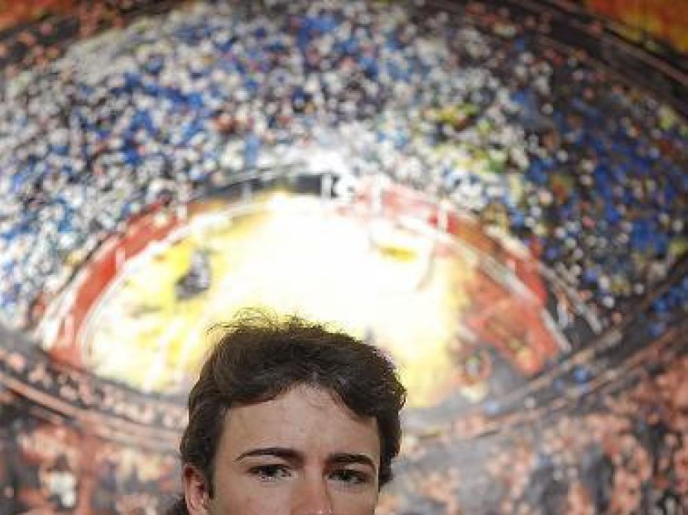 Miguel, en el Mesón Campo del Toro de Zaragoza