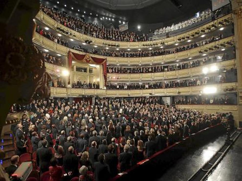 El escenario de la entrega de los premios.
