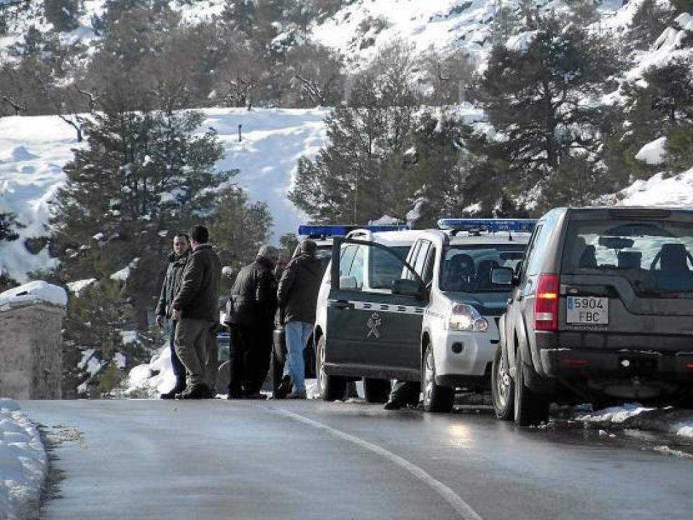 El operativo de búsqueda en los alrededores de Beceite.