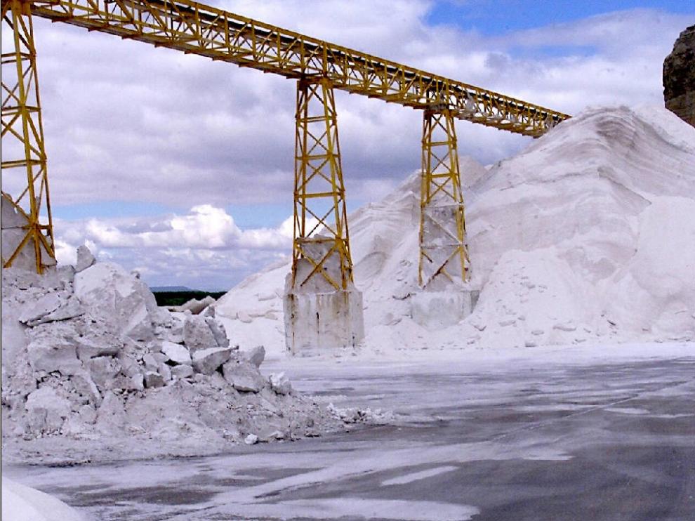 Las minas de Remolinos, desbordadas por el temporal
