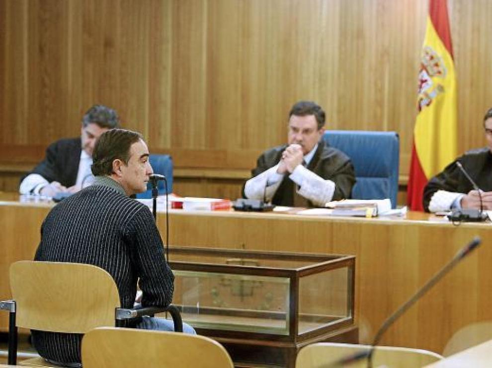 El ex militar Julio Alberto Poch durante la vista celebrada ayer en la Audiencia Nacional.