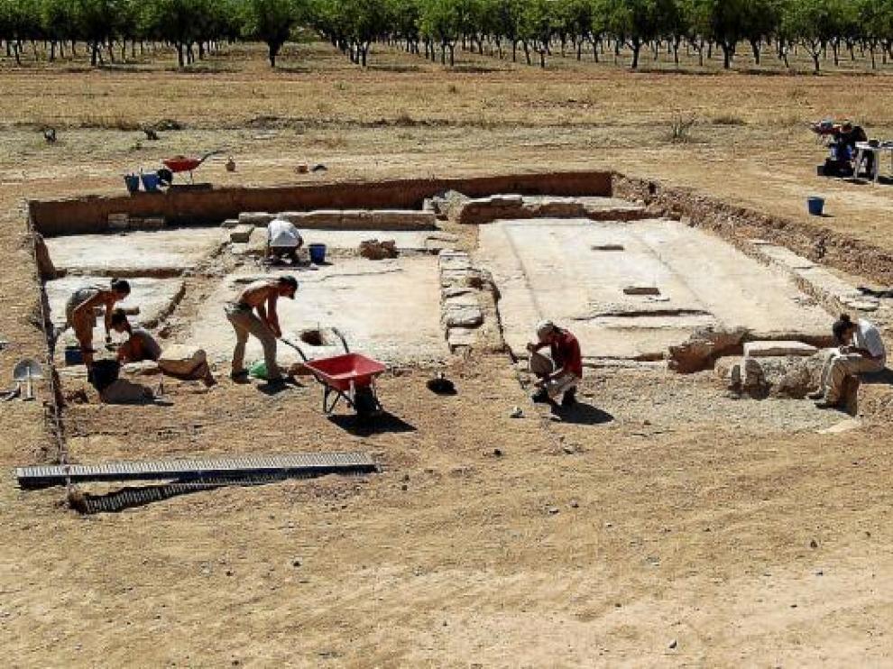 Imagen de archivo de la excavación, en la campaña del pasado verano.