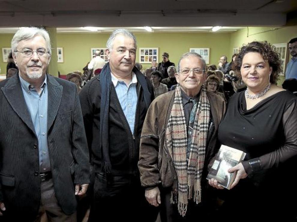 Joaquín Casanova, Mariano Ibeas, Miguel Ángel Marín e Inmaculada Marqueta.