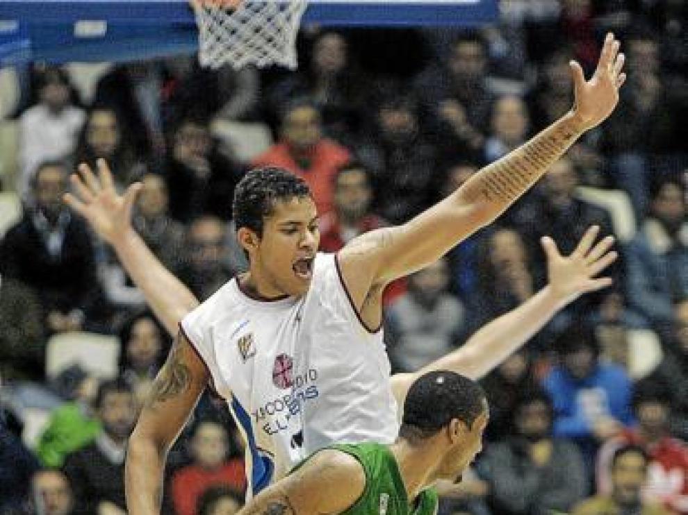 Hettsheimeir, en el partido entre el Xacobeo y el DKV Joventut.