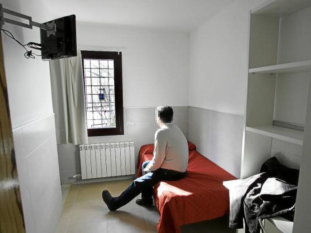 Una de las dieciséis celdas del nuevo centro destinado a los presos en régimen abierto