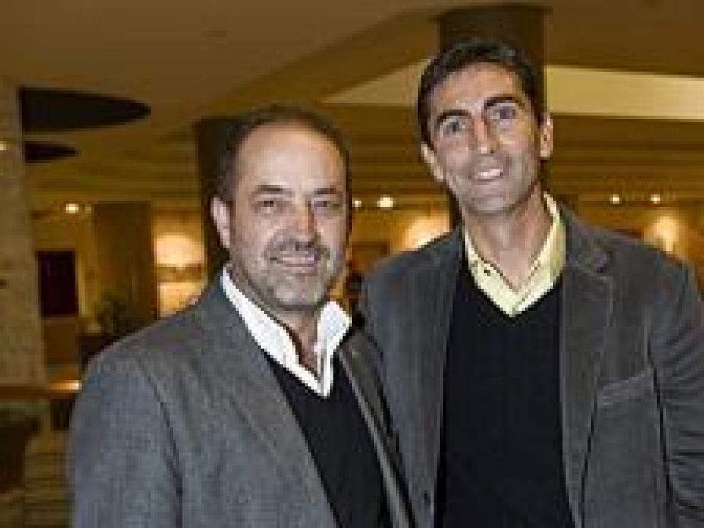 Agapito, con Aurelio Gay