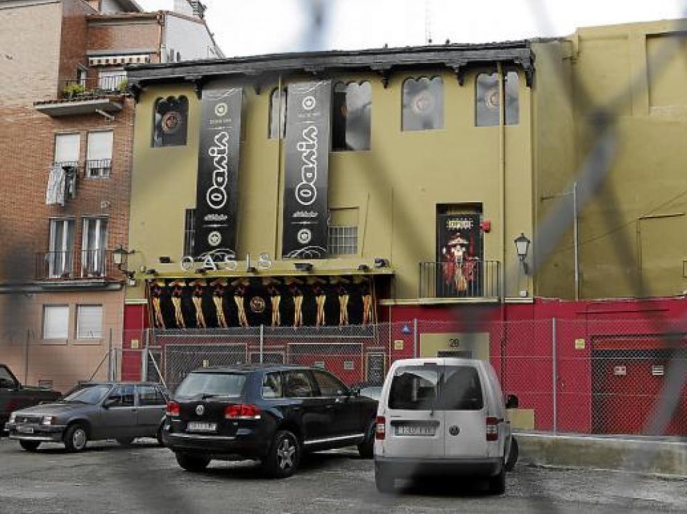 Aspecto exterior de la sala de conciertos, ayer por la tarde