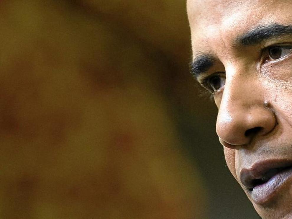 El presidente Barack Obama, en un discurso en el edificio Eisenhower, el pasado miércoles