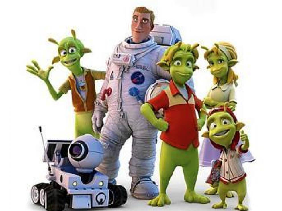 Los protagonistas de 'Planet 51'.