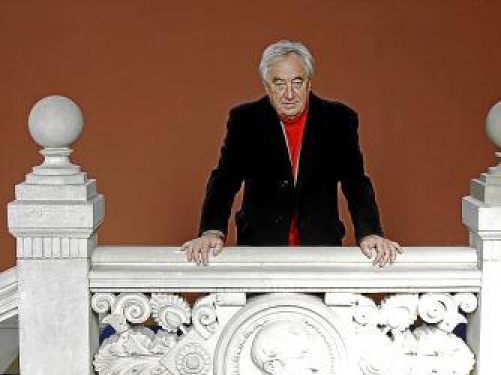 Cees Noteboom, en 2006, durante una visita a Zaragoza.