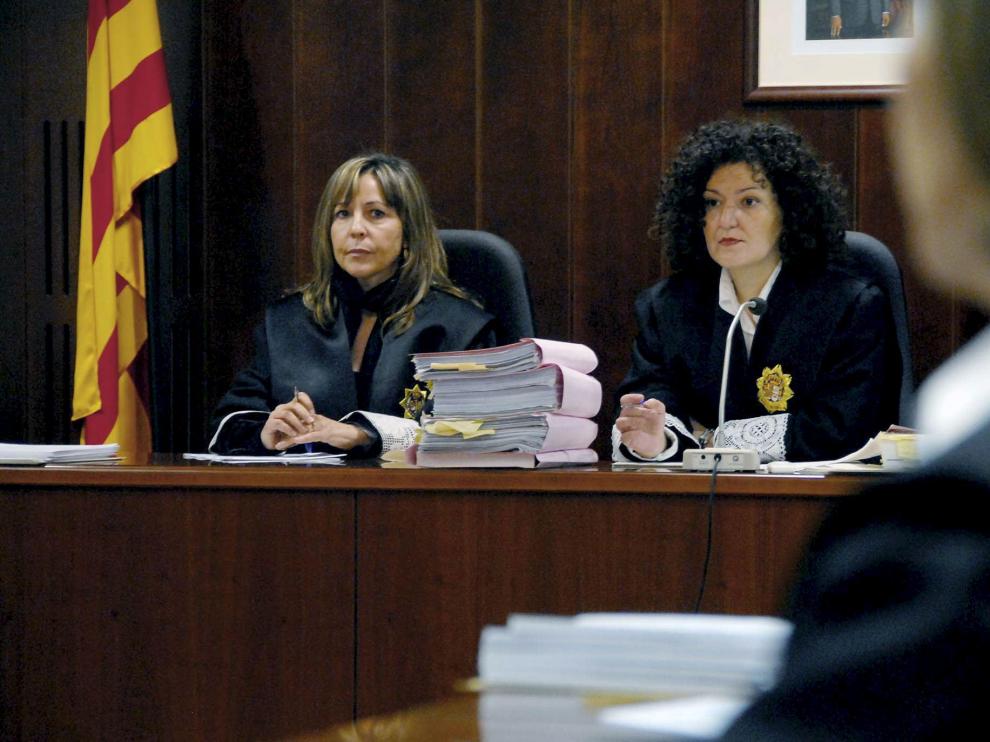 Sesión de vista previa en el juzgado de Lérida