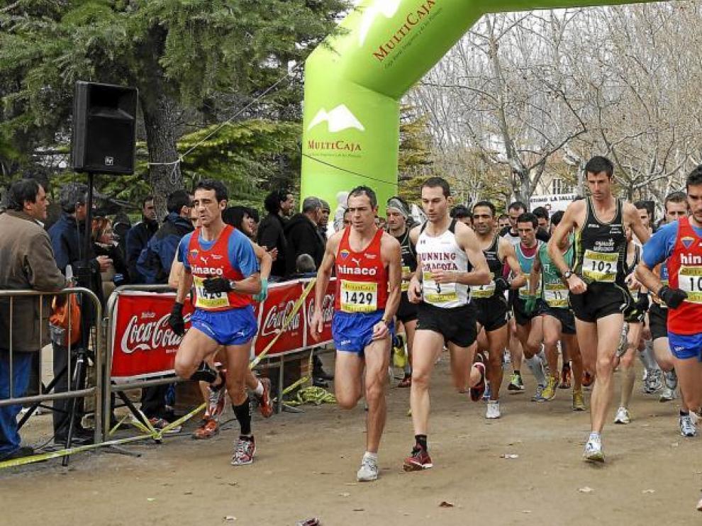 Iván Espílez (106) fue el mejor ayer en el circuito del Parque de Los Fueros de la capital turolense.
