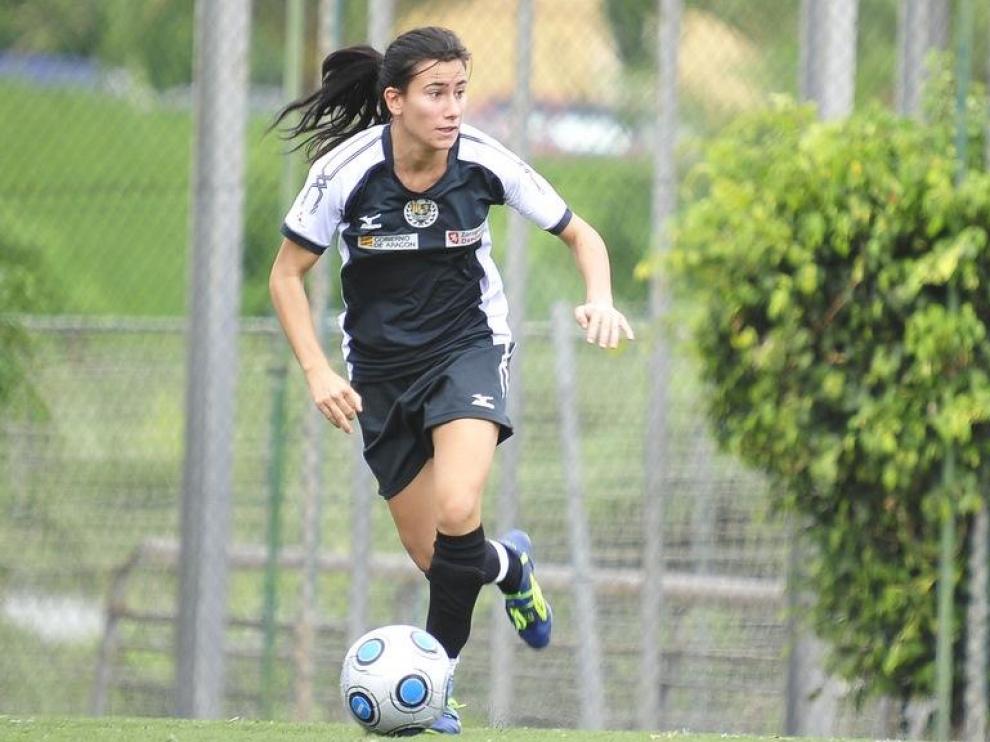 Marieta, en un partido de esta temporada.