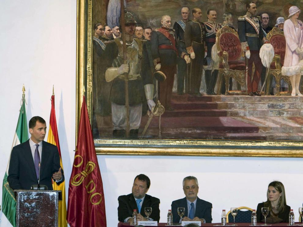El Príncipe presentó ante las instituciones y la sociedad andaluza la Fundación Príncipe de Girona.